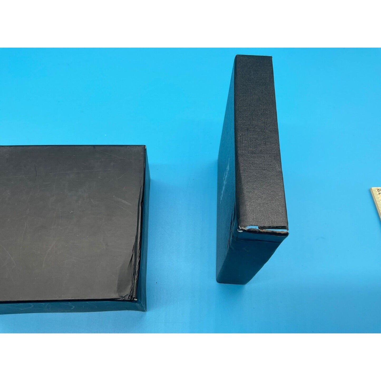 Yves Saint Laurent Luxury Black Gift Box 5x5 Inches with Dust Cover EMPTY BOX