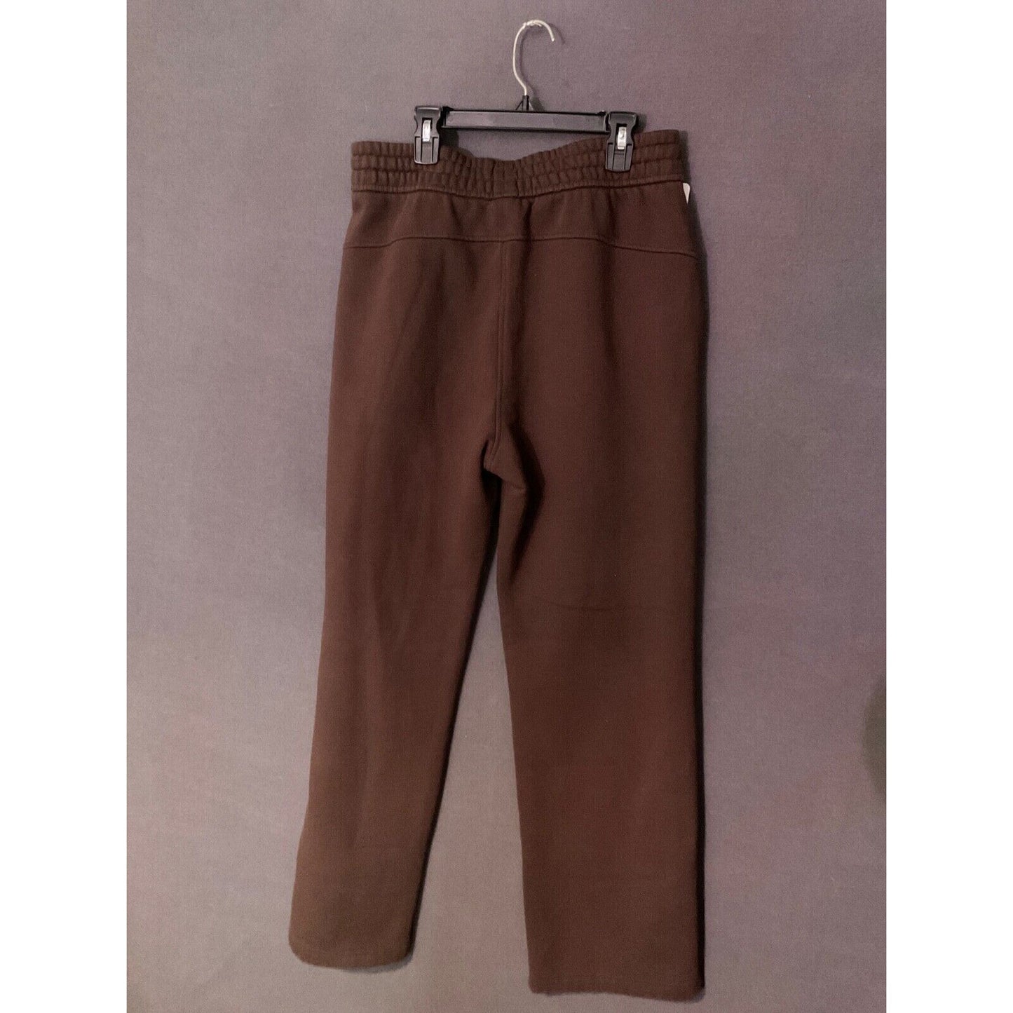CRZ Yoga Fleece Lined Sweatpants Women Hot Fudge Brown Medium Tall w/Pockets
