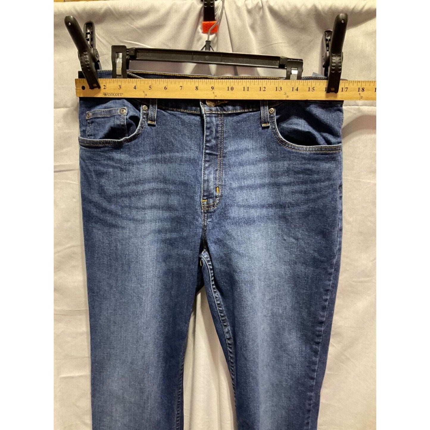 George Men's Bootcut Jeans 34x34 Cotton Polyester Elastane 5 Pockets