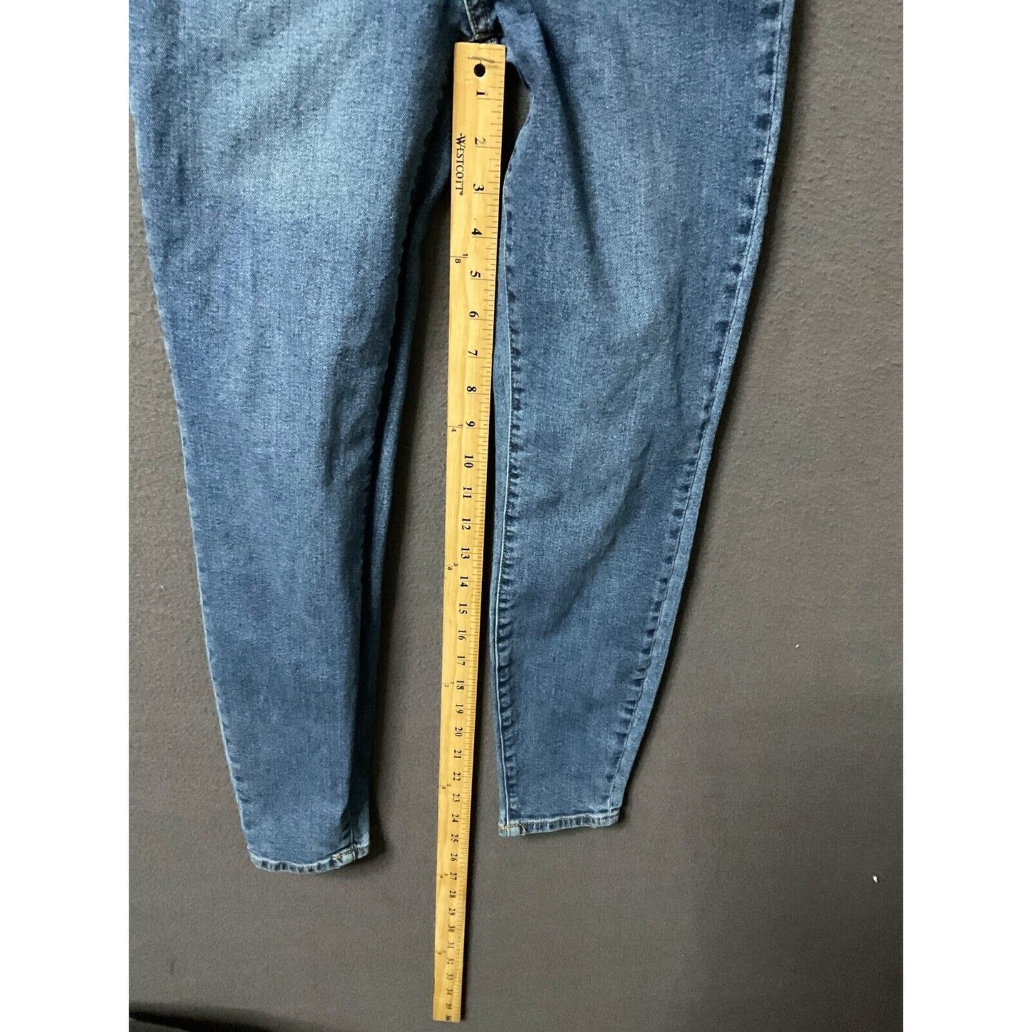Kendall + Kylie Button-Up High Waist Denim Jeans, Size 26 NWOT