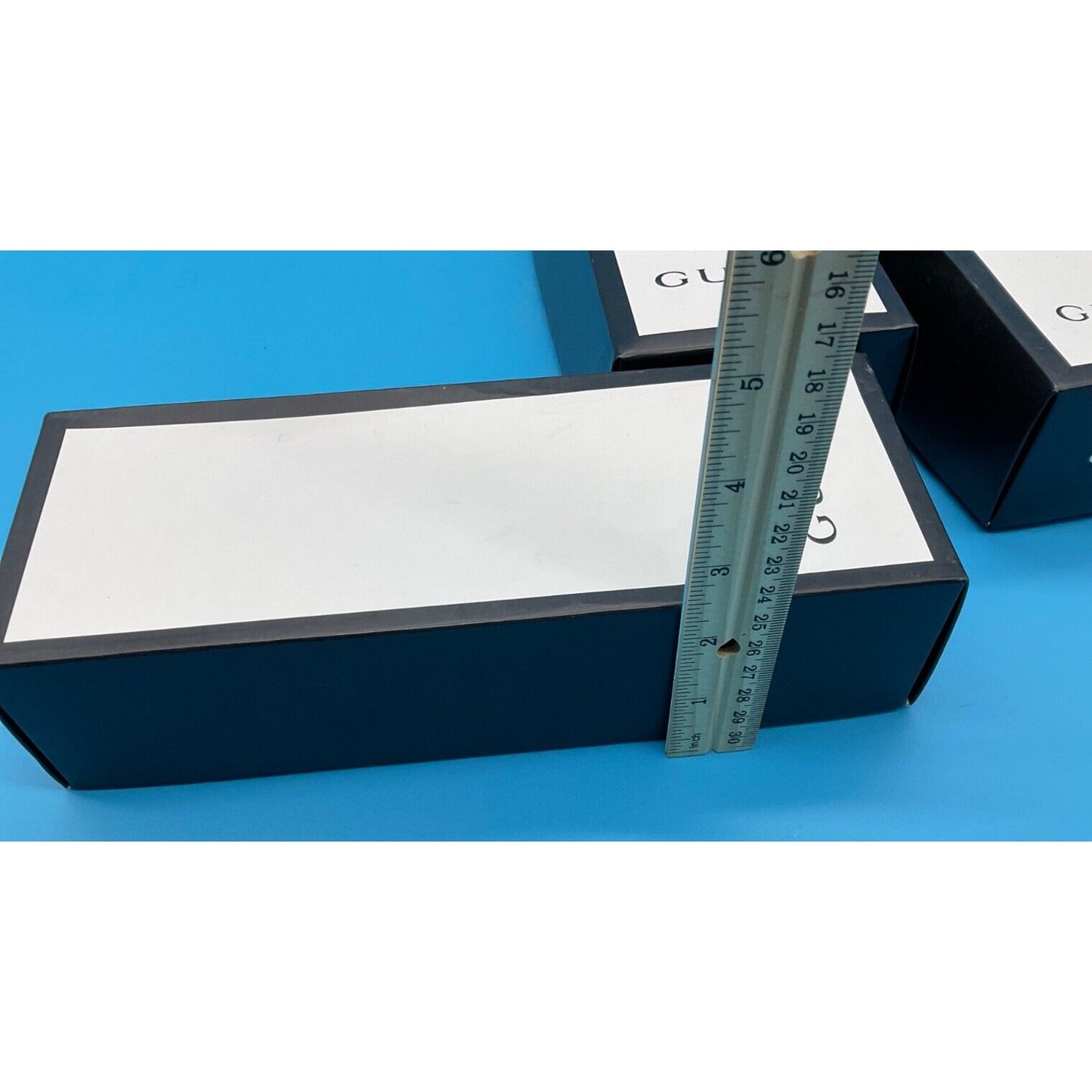 Gucci Empty Gift Boxes Set of 3 Approx 9.5" x 3.5" x 2" Read Description