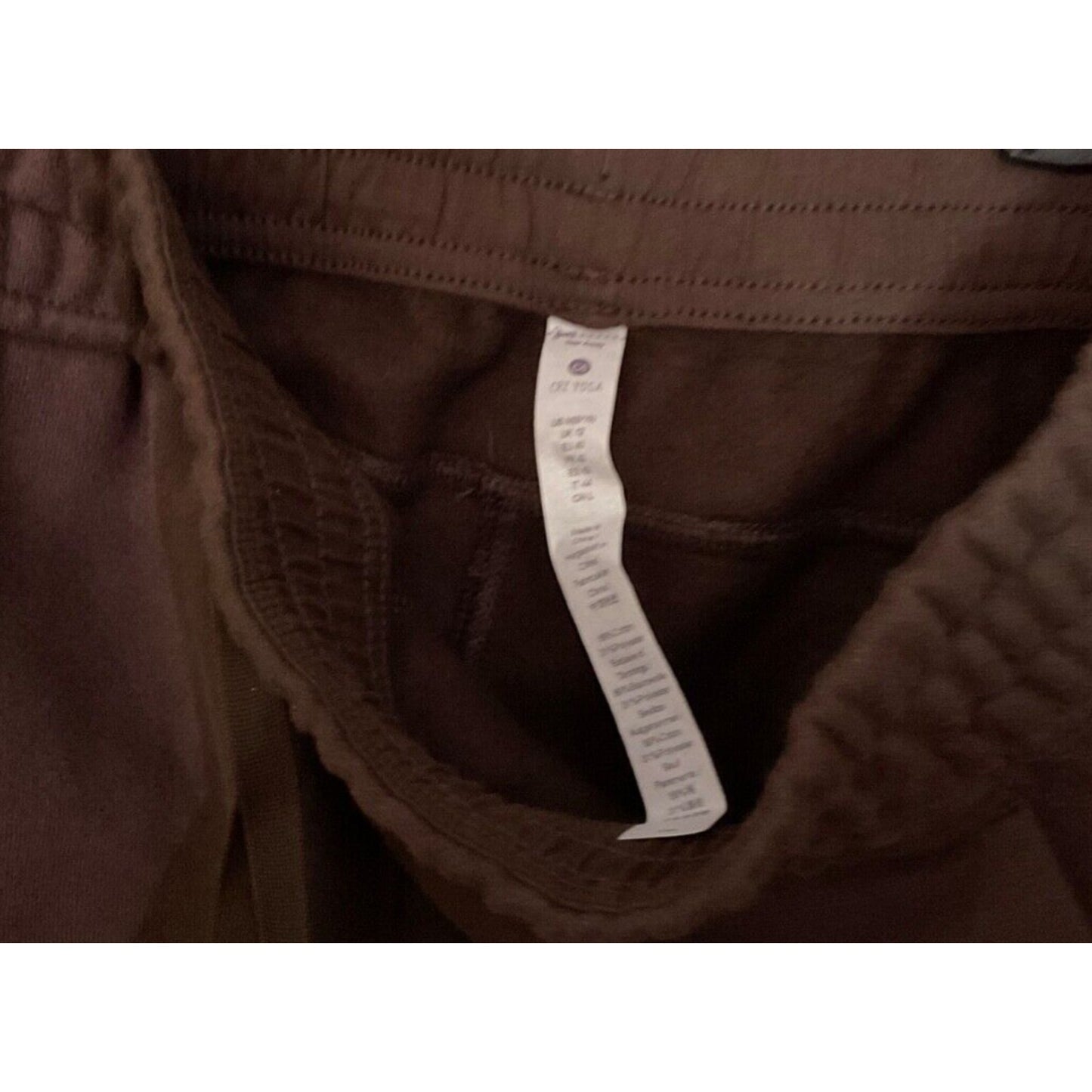 CRZ Yoga Fleece Lined Sweatpants Women Hot Fudge Brown Medium Tall w/Pockets