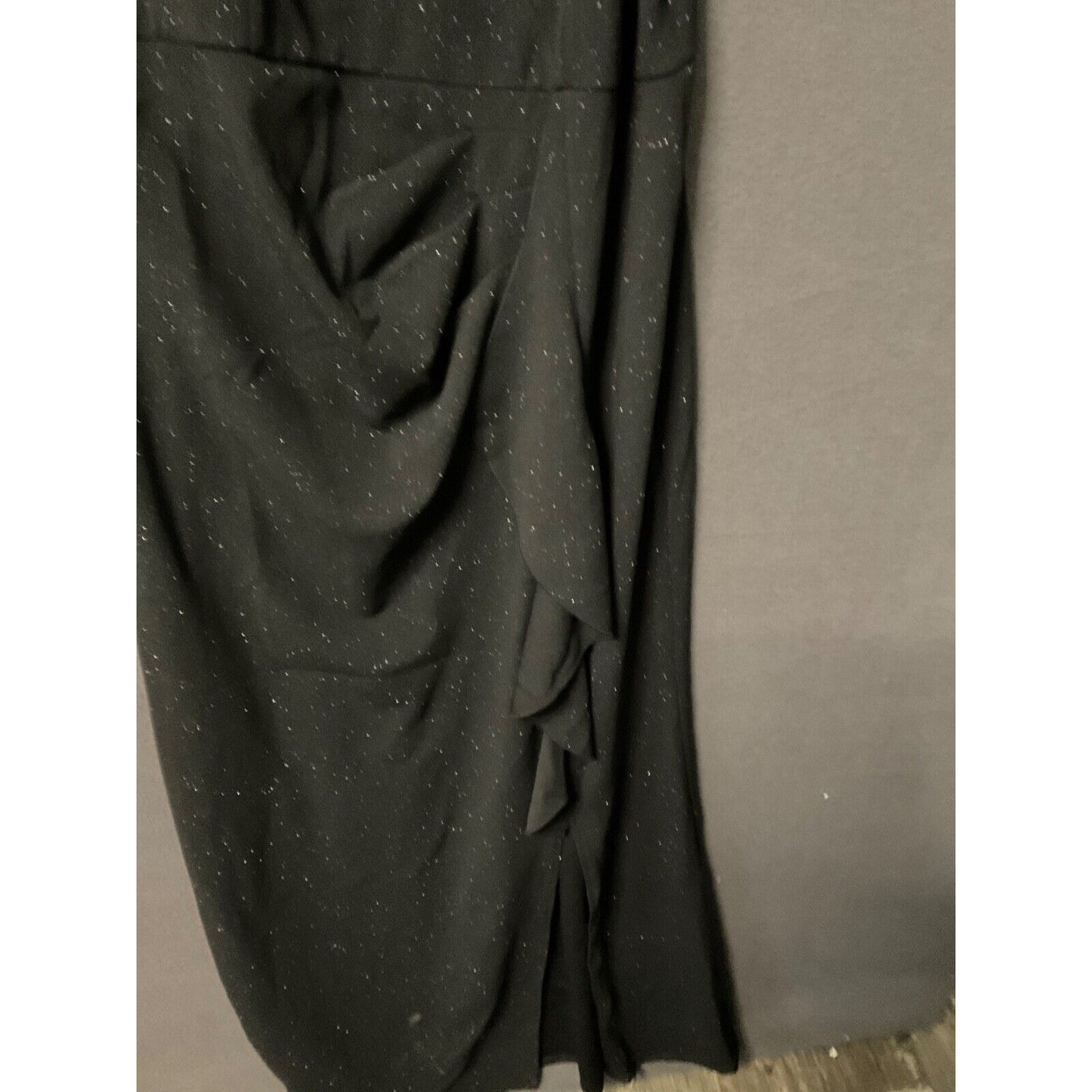 VFSHOW 3XL W Ruffle One Shoulder Strap Ruched Formal Maxi Dress Long Gown - NWT