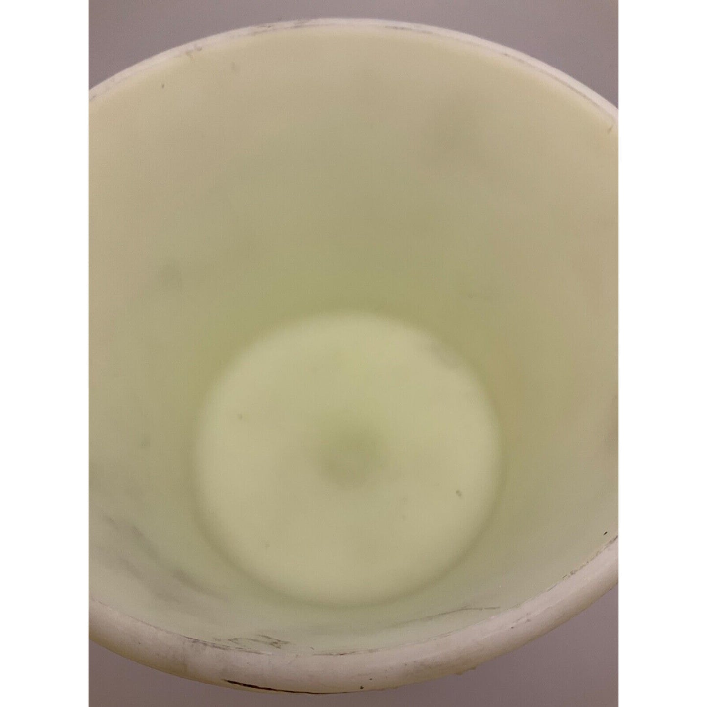 1970s Vintage Fenton Milk Glass Candy Dish - 7" Tall, Footed, flaws, see images