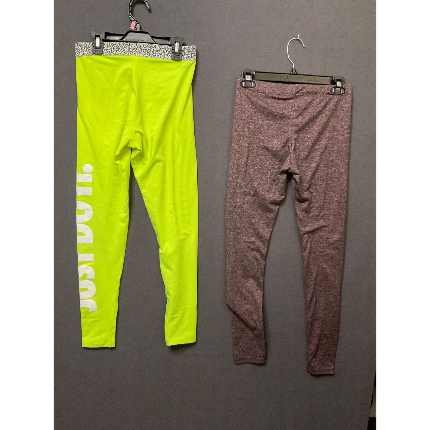 Nike Pro Dri-Fit & Style 5 Leggings Lot Medium Yellow & Brown Stretch Activewear