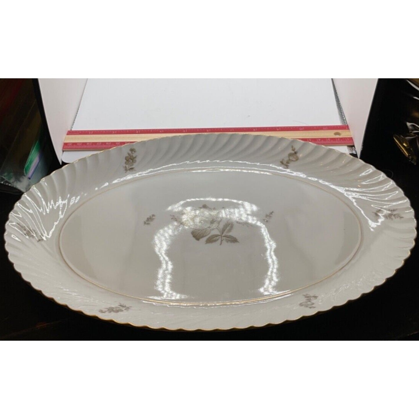 Antique Bavarian Serving Plate by Königl. pr. Tettau - Gegr. 1794 - Konigl