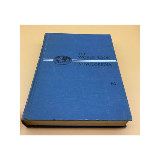 1961 World Book Encyclopedia Volume 12 "M", Vintage Collectible, Some Wear