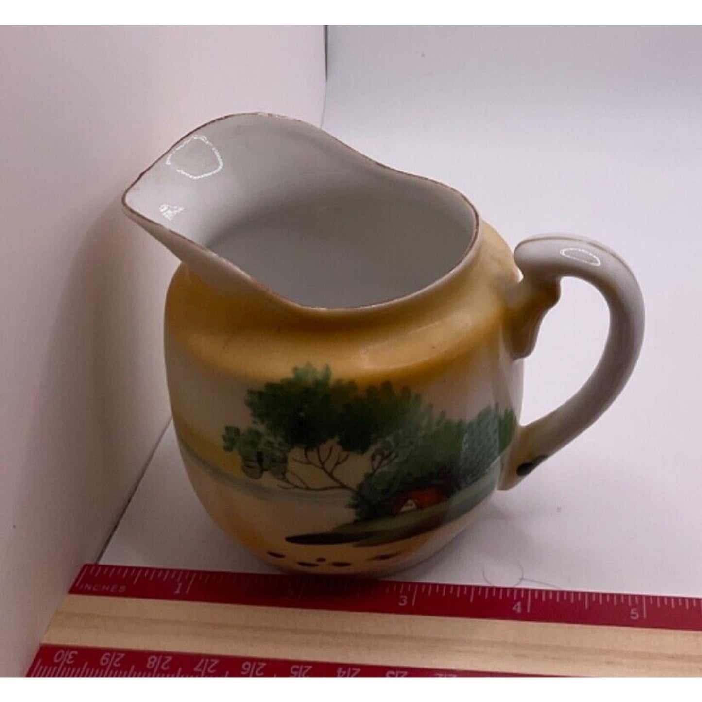 Japanese Vintage Creamer Pitcher 3.5 Inches Tall RETRO Collectible