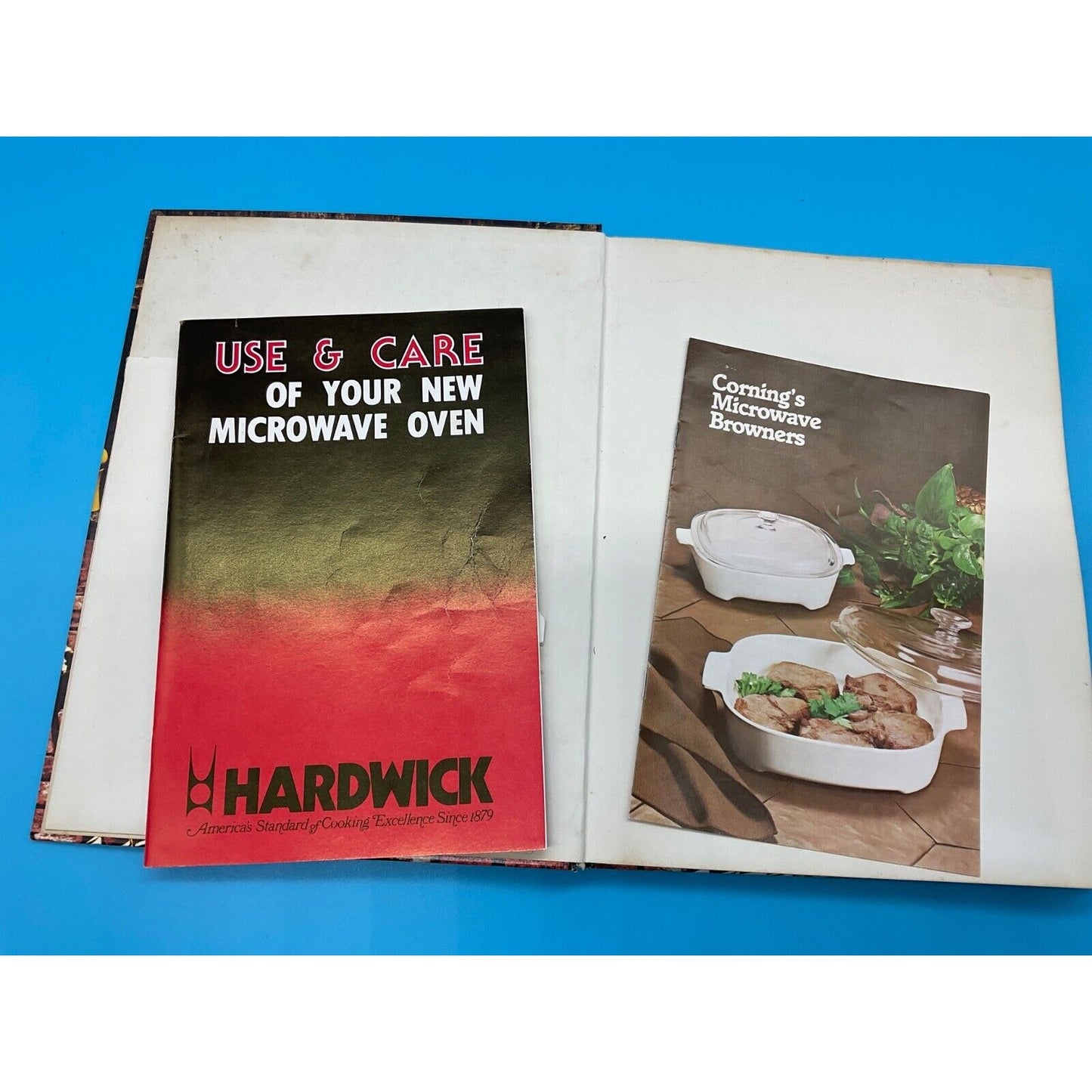 Hardwick Microwave Cookbook Hardcover Includes Recipe Booklet Vintage