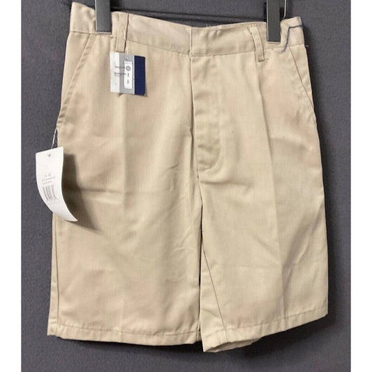 Classic School Uniform Shorts Boys 12 Khaki Chino Adjustable Waist NWT