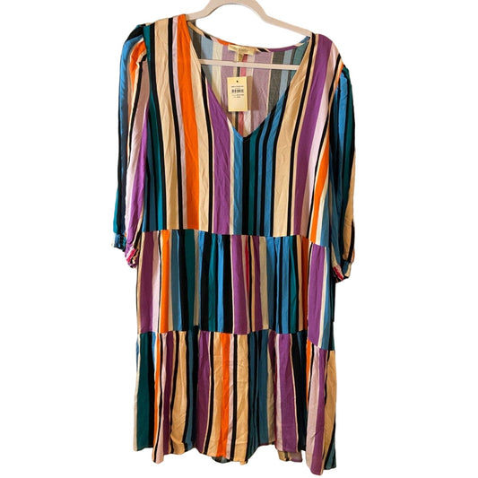 Loralette "Dress to the Max Mini" Women's 14/16 Pink Stripe City Chic Collection