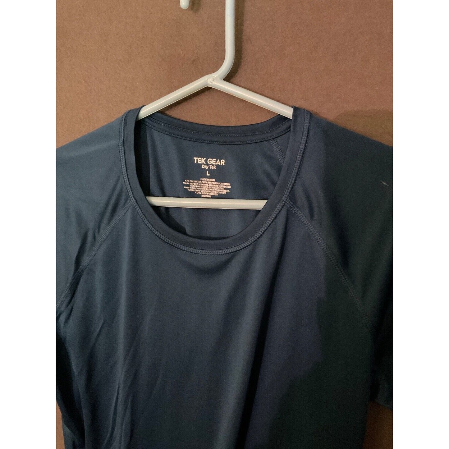 Tek Gear Dry Tek Women's Blue Athletic T-Shirt Size L NWT Wicking Top