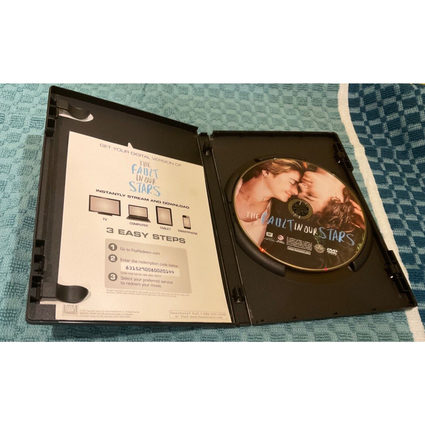 The Fault in Our Stars DVD - Rated PG-13 - Drama Romance - John Green