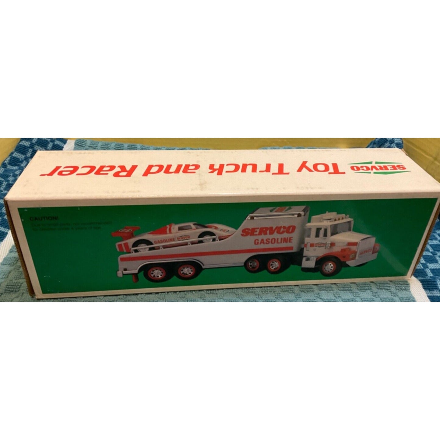 VTG 1987 Servco Gasoline Toy Truck Race Collectible NC with Box