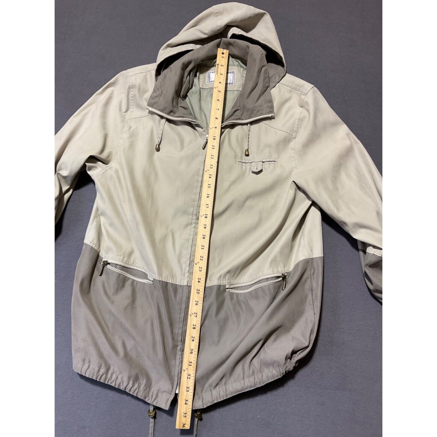 Men's FS Limited Hooded Jacket XL Full-Zip, Lined, 4 Pockets, PU Coating