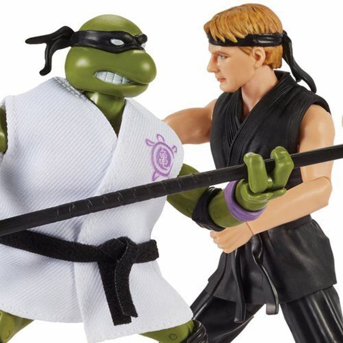 Teenage Mutant Ninja Turtles x Cobra Kai Donatello vs. Johnny Lawrence 2-Pack