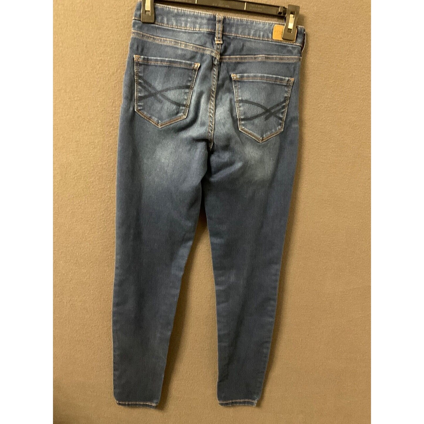 Aeropostale Women’s Jeans 0 Reg High Waisted Skinny Blue Denim Stretch Casual