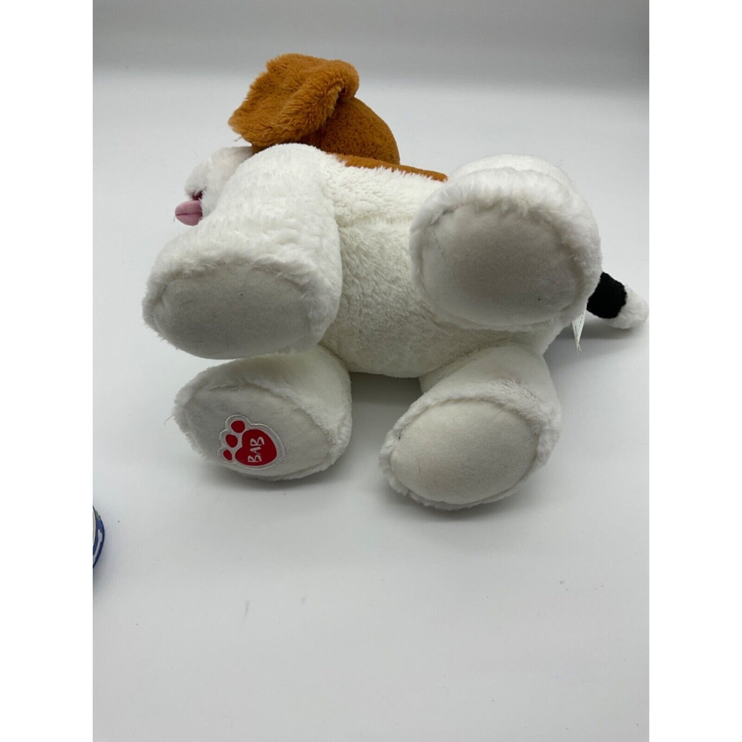 Build-A-Bear Promise Pets Beagle Dog Toy Plush with Red and Blue Collars, 12"