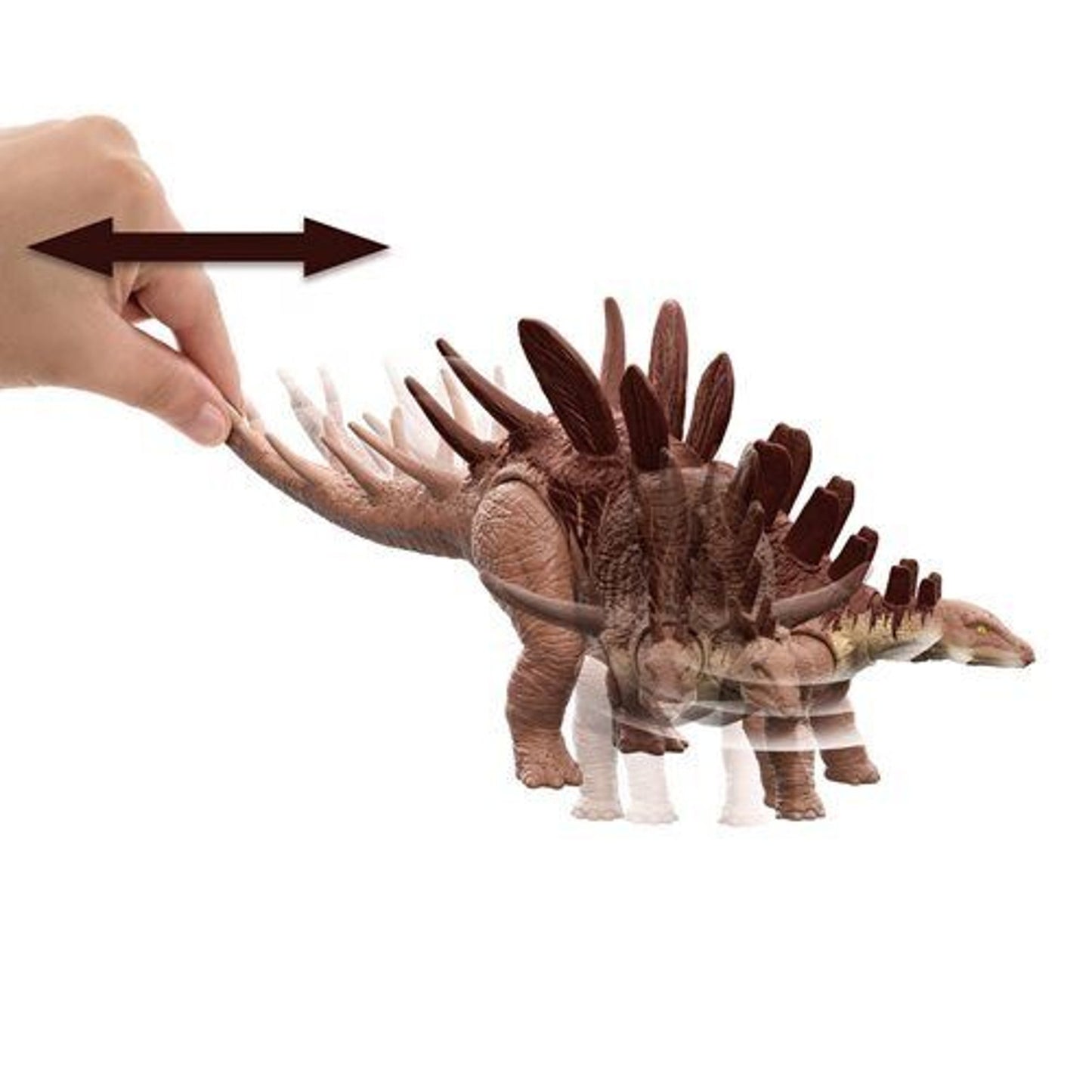 Jurassic World Dino Escape Roar Attack Kentrosaurus Figure Camp Cretaceous New