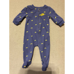 Baby Nike Infant Boys 6M One-Piece Full Zipper Footed Outfit