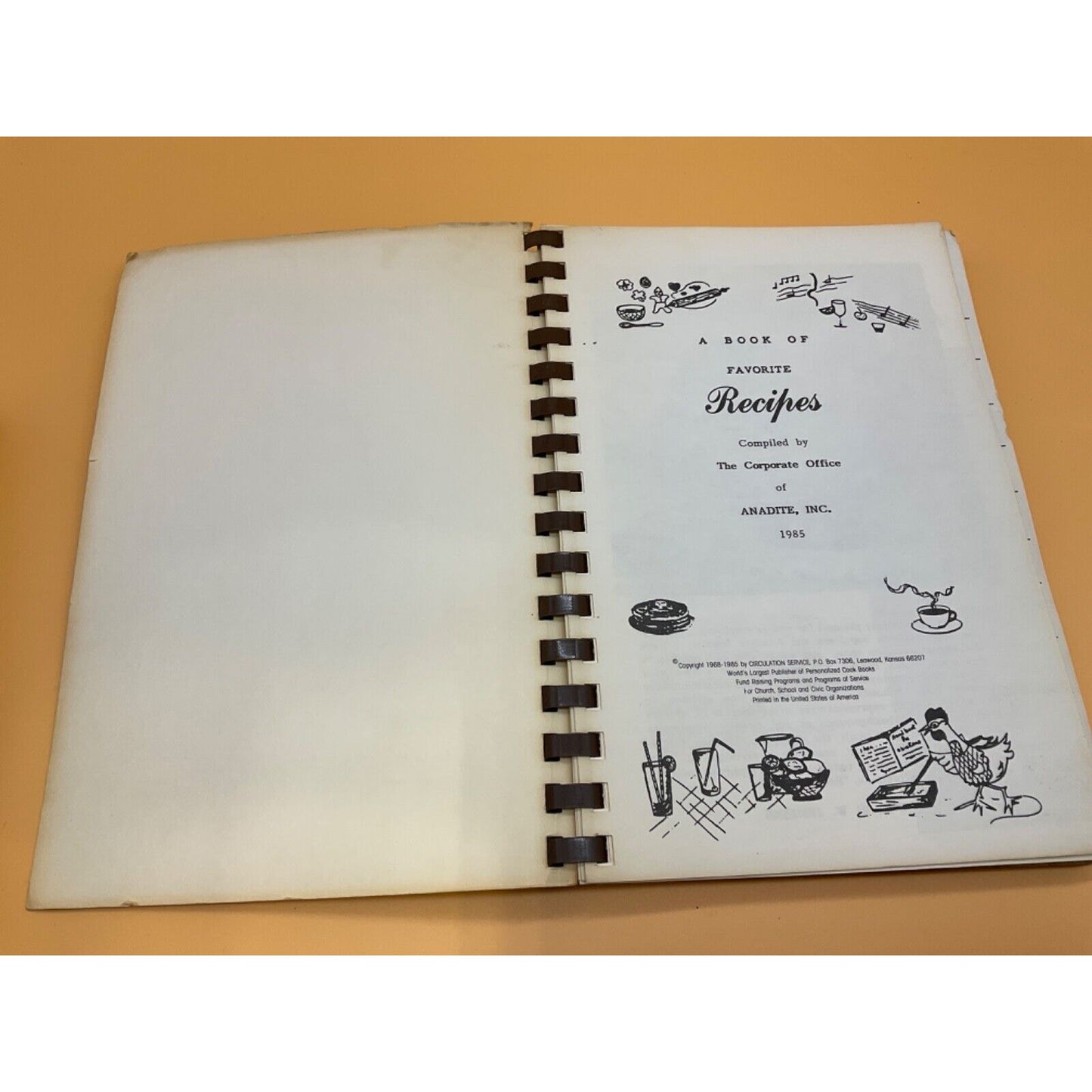 Favorite Recipes from Our Best Cooks, Cookbook El Dorado Senior Center 1982