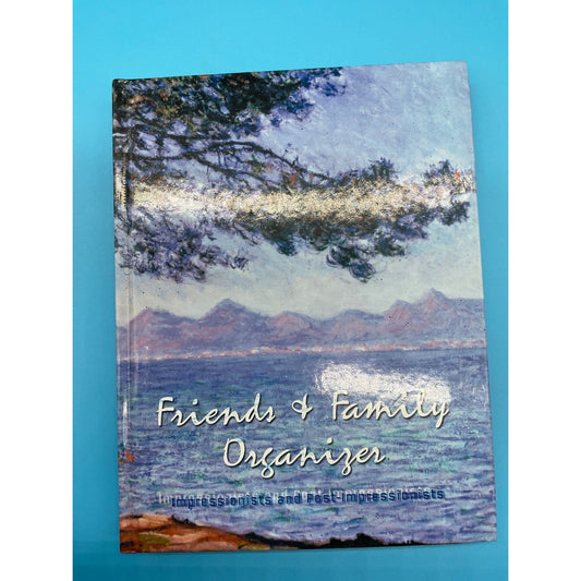 Artful Friends & Family Organizer Impressionist Design BRIMAR 2004 Hardcover