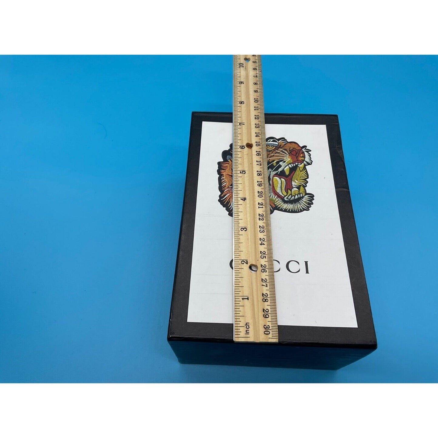 Gucci Multi-Color Tiger Pull Tab Empty Gift Box Approx 7.5"x4.5"x3.5"