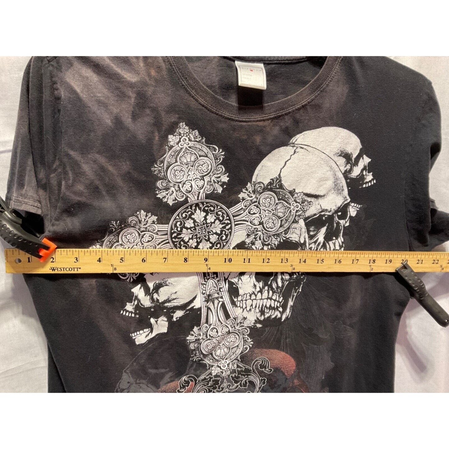 Stedman Classic T Size Large Skull Graphic Tee, 100% Cotton