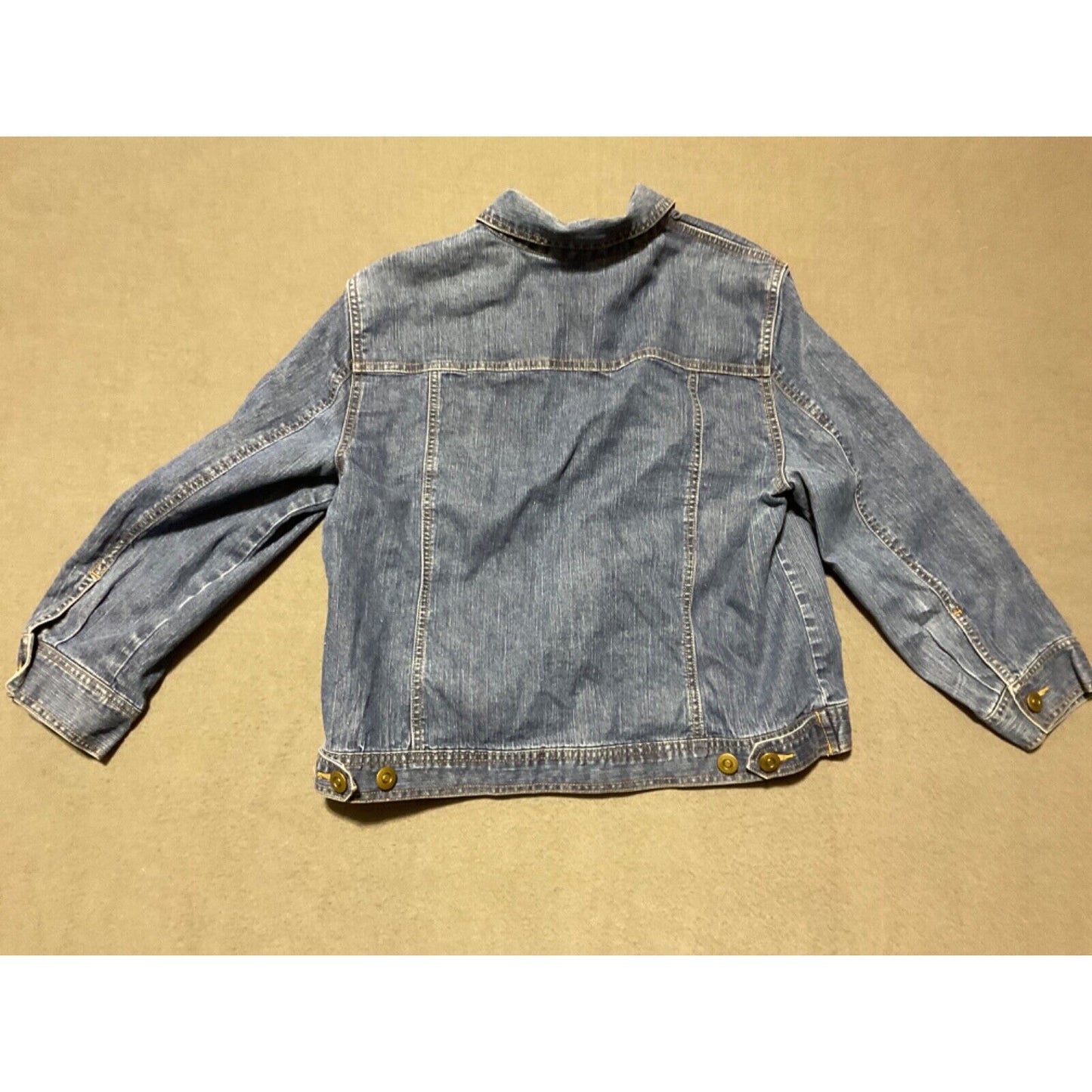 Rudy Rd Girls Jean Jacket Size 12 - Dark Wash, Long Sleeve, Vintage Style 90"s