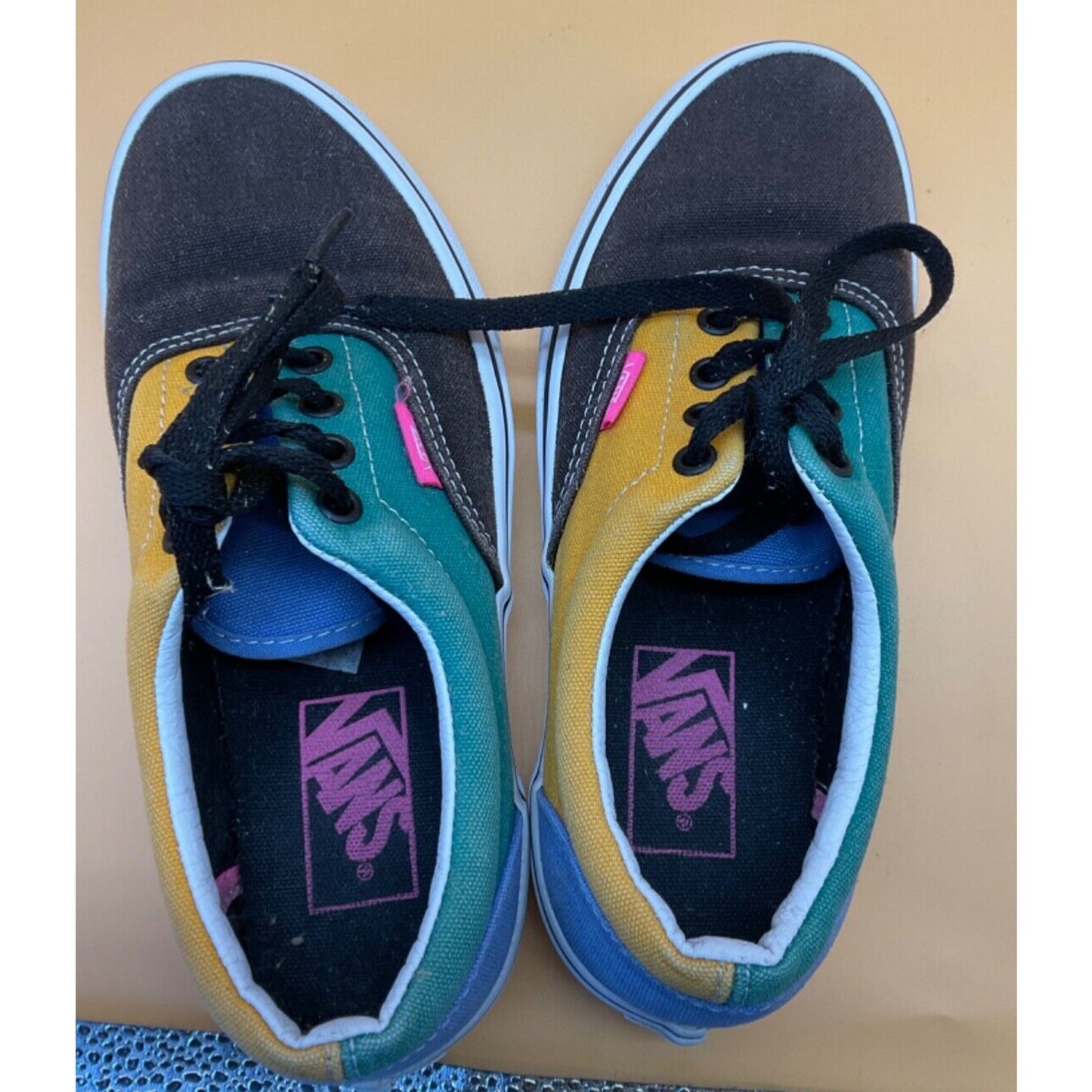 Vans Era Mix & Match Color Block Sz Women 6.5 Men 5 Cadmium Yellow