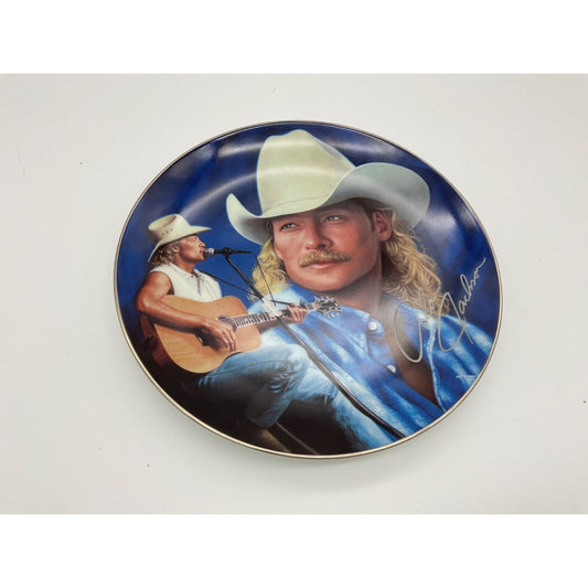 Alan Jackson 'Working Class Hero' Collector Plate 8" Danny O'Leary Country Decor