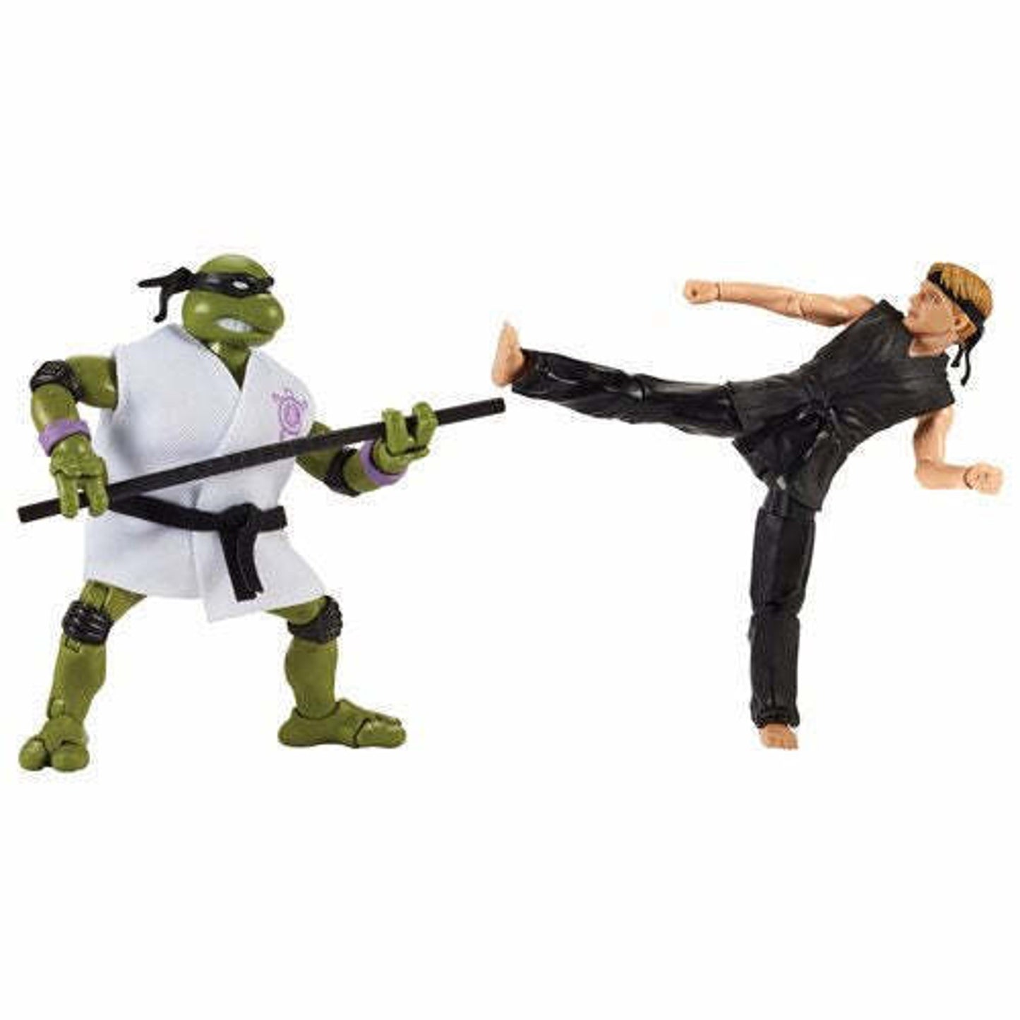 Teenage Mutant Ninja Turtles x Cobra Kai Donatello vs. Johnny Lawrence 2-Pack