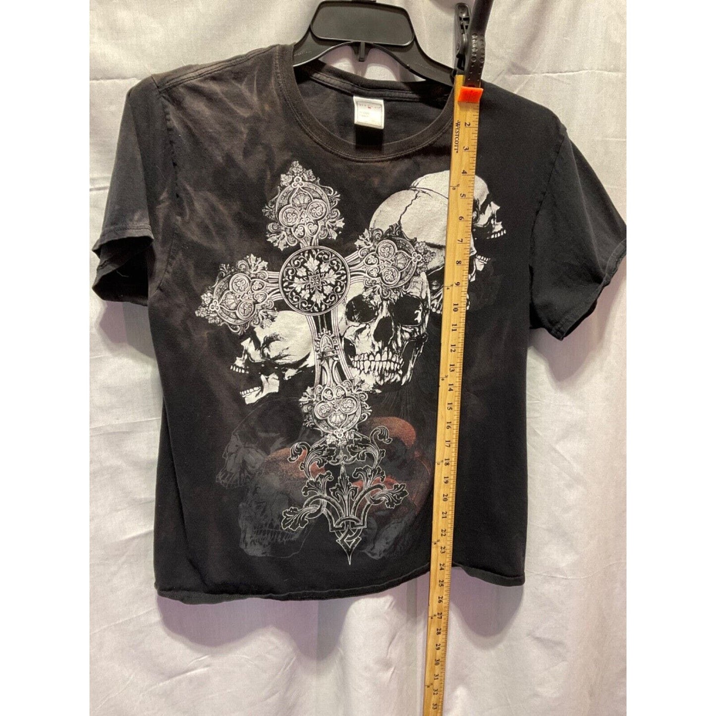 Stedman Classic T Size Large Skull Graphic Tee, 100% Cotton