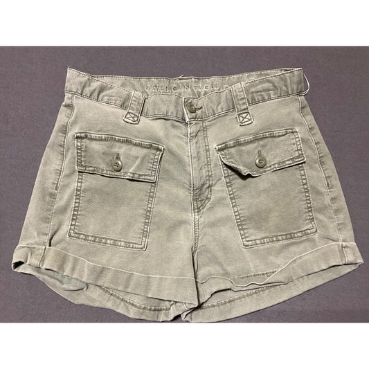 American Eagle Y2K Style Shorts Size 6 Cotton Lyocell Blend Stretch