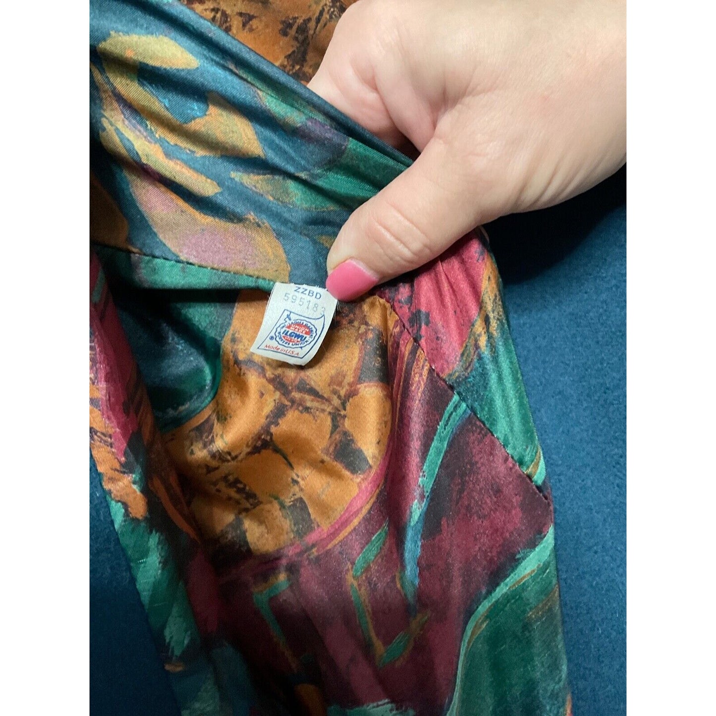 Vintage Alorna Super Fina Wool Blend L Coat Double Breasted Made in USA Parka