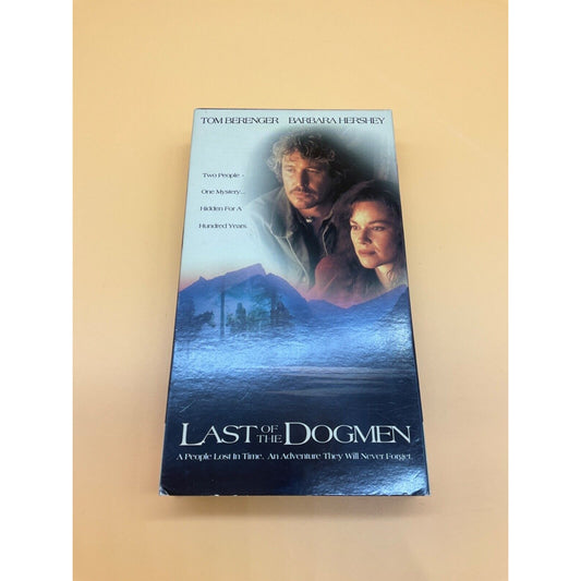 Last of the Dogmen VHS Tom Berenger Barbara Hershey Action Drama Fantasy PG