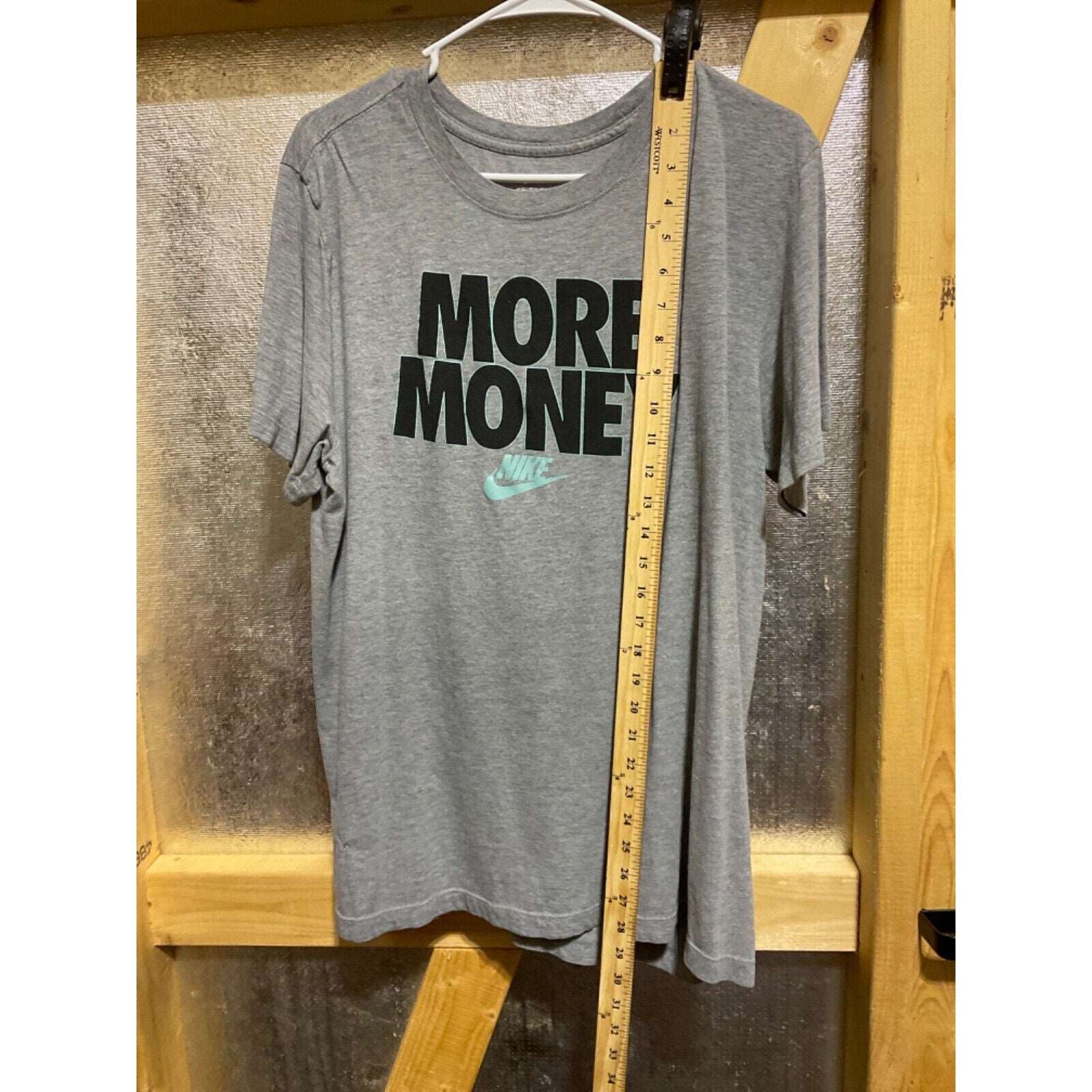 Lot of 2 Men's Tees: LEE Pima Cotton & NIKE Graphic "More Money" Size Large