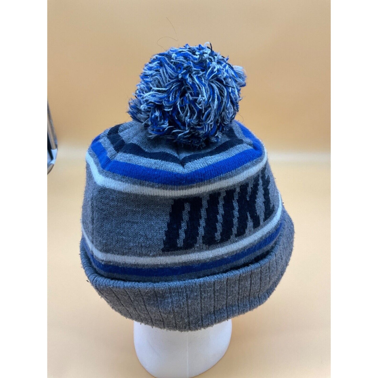 Duke Blue Devils Pom Pom Beanie Knit Hat One Size Top Of The World