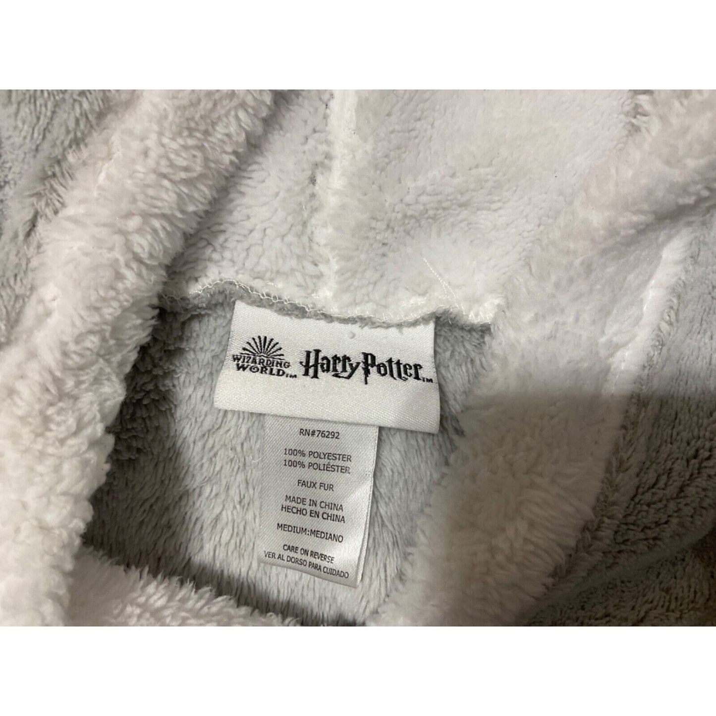 Harry Potter Wizarding World Sherpa Fleece Hoodie Medium Hooded Kangaroo Pocket