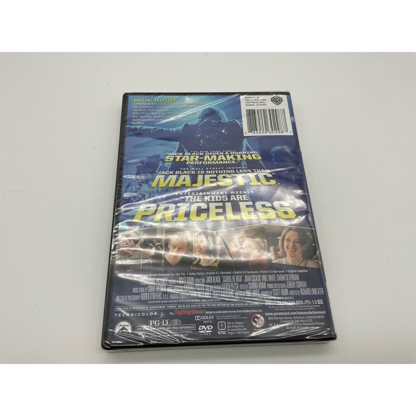 Jack Black School of Rock Special Collector's Edition SEALED DVD 2003