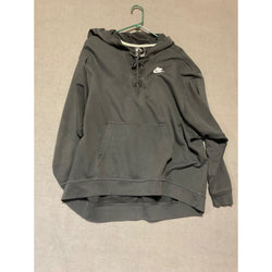 Nike Women's Black Hoodie XL - Pullover, 1/4 Lace-Up, Kangaroo Pocket