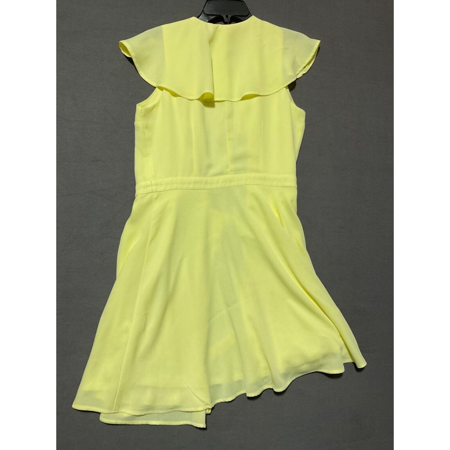 GB Gianni Bini Yellow Wrap Dress Medium Sleeveless V-Neck Lined