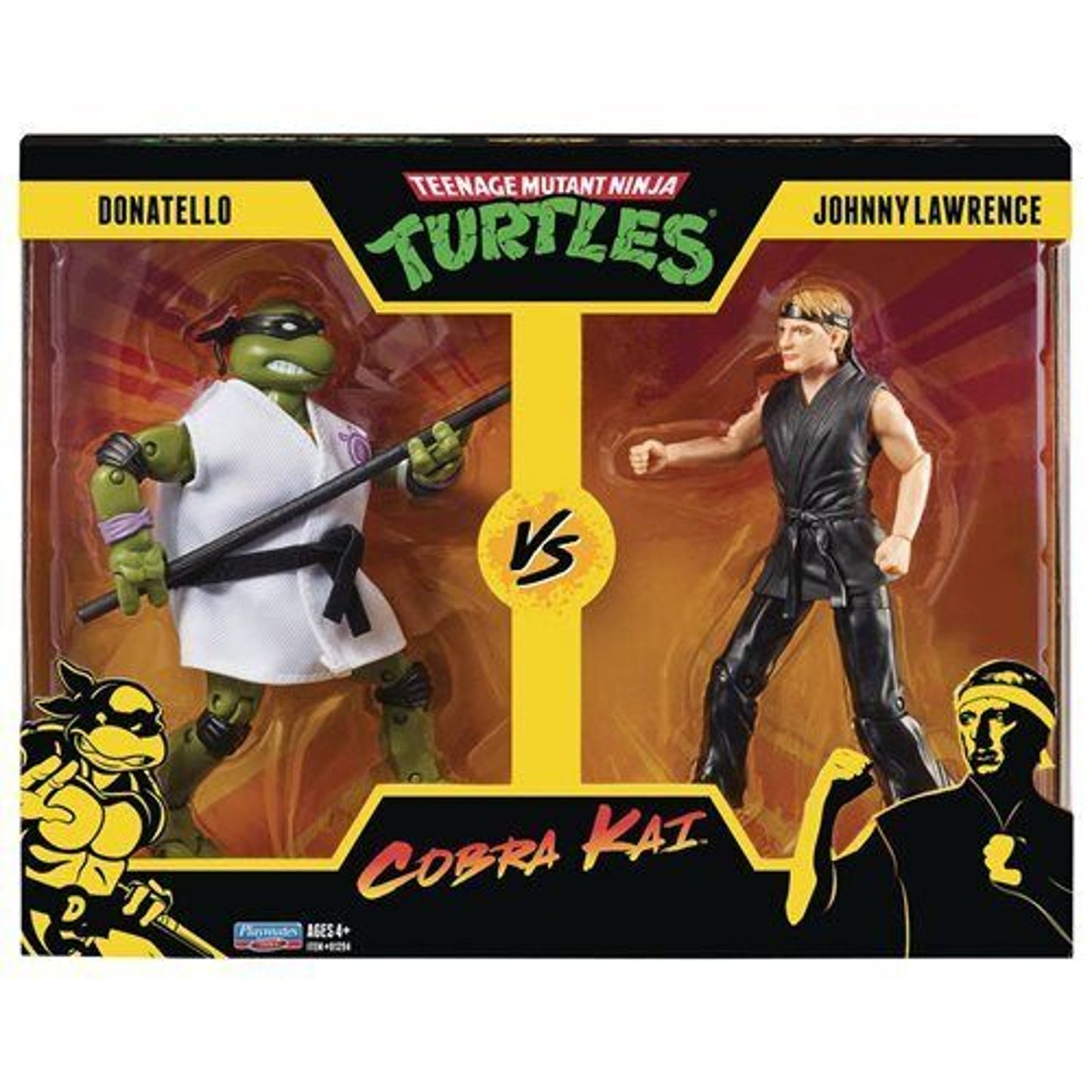 Teenage Mutant Ninja Turtles x Cobra Kai Donatello vs. Johnny Lawrence 2-Pack