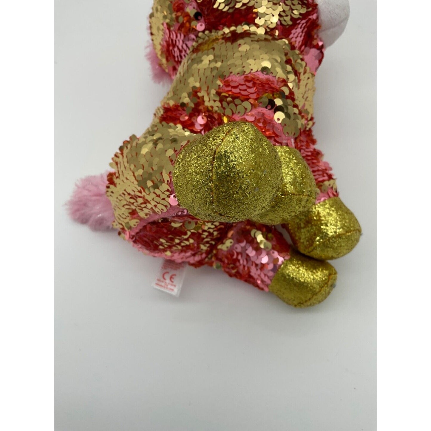 Sunset the Unicorn Beanie Boo by Ty - 10 Inches, Collectible, Good Condition