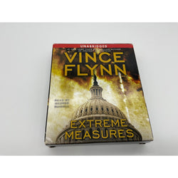 "Extreme Measures" by Vince Flynn, 2008 Unabridged CD Edition, Mitch Rapp Series