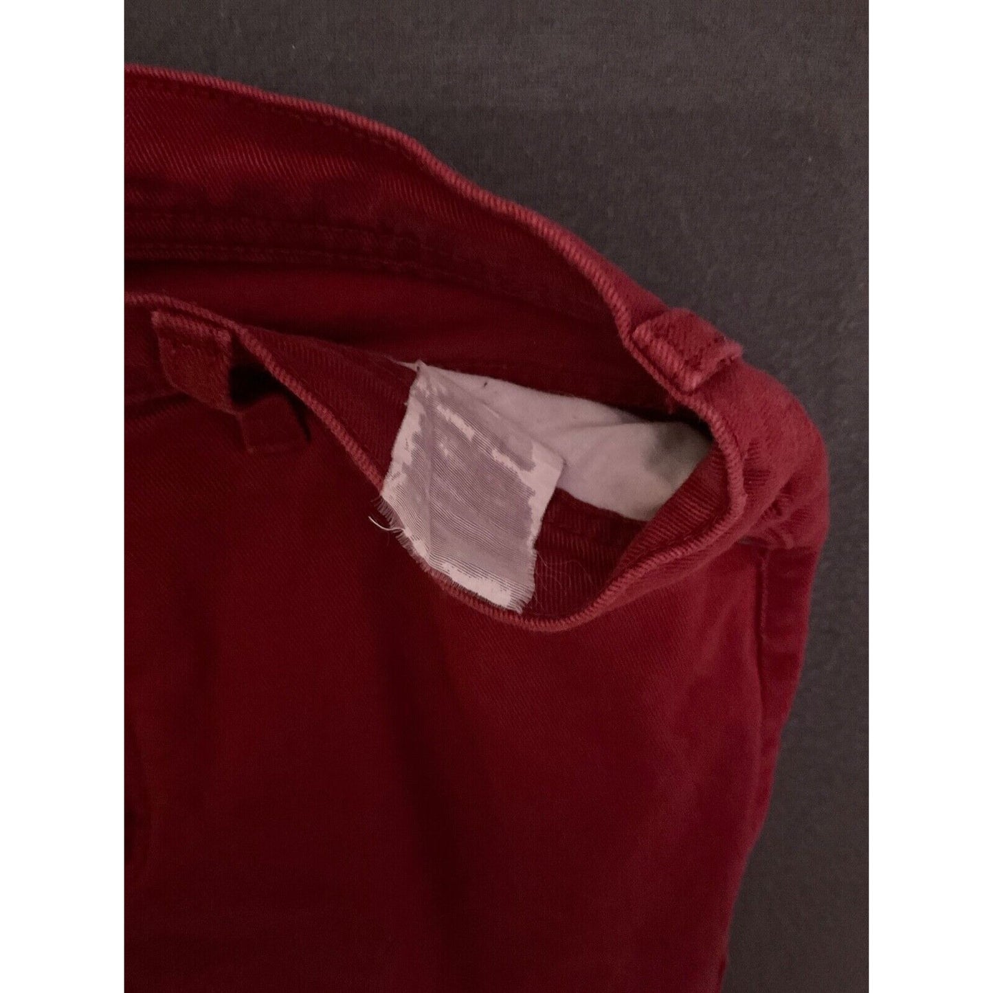 Lee Classic Fit Red Denim Pants 32x30 High Waist Cotton Blend Women’s High Waist