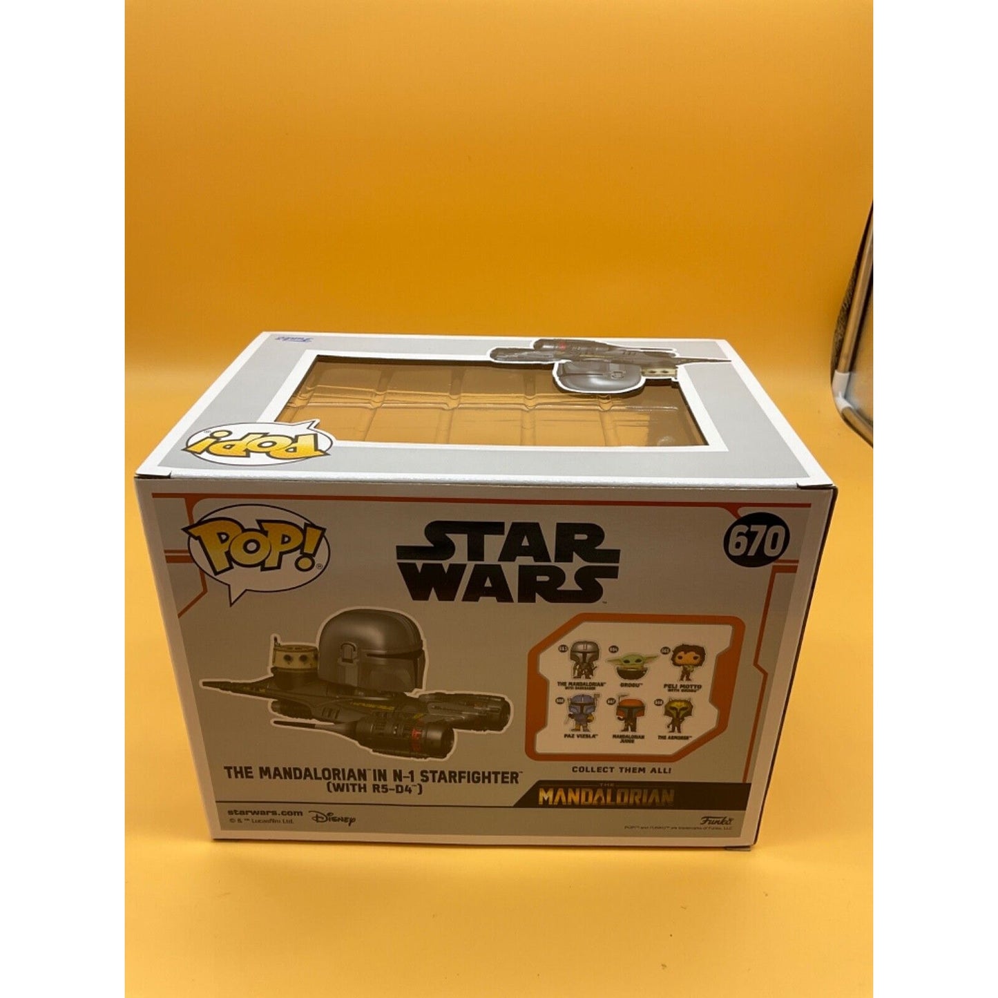 Funko Pop! Star Wars: The Mandalorian in N-1 Starfighter R5-D4 #670