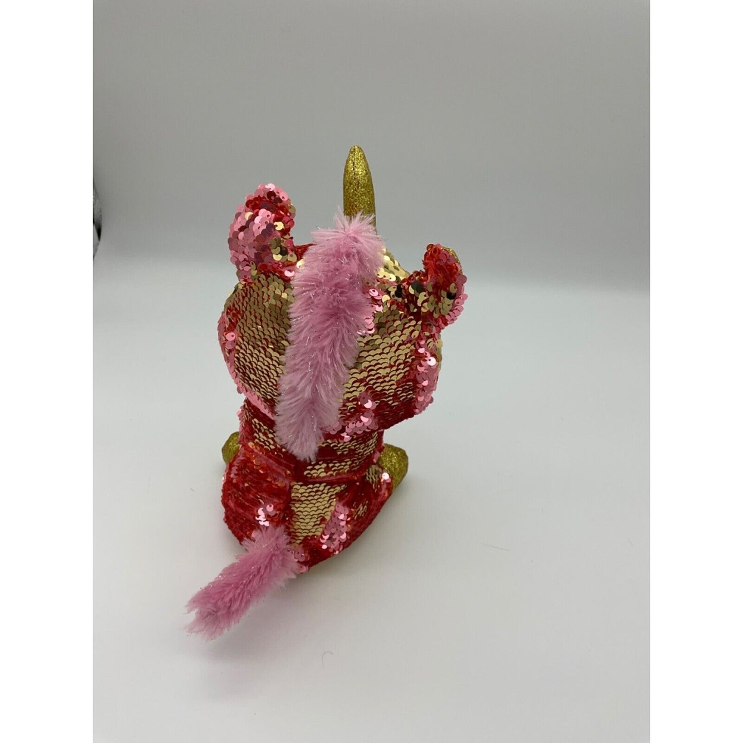 Sunset the Unicorn Beanie Boo by Ty - 10 Inches, Collectible, Good Condition