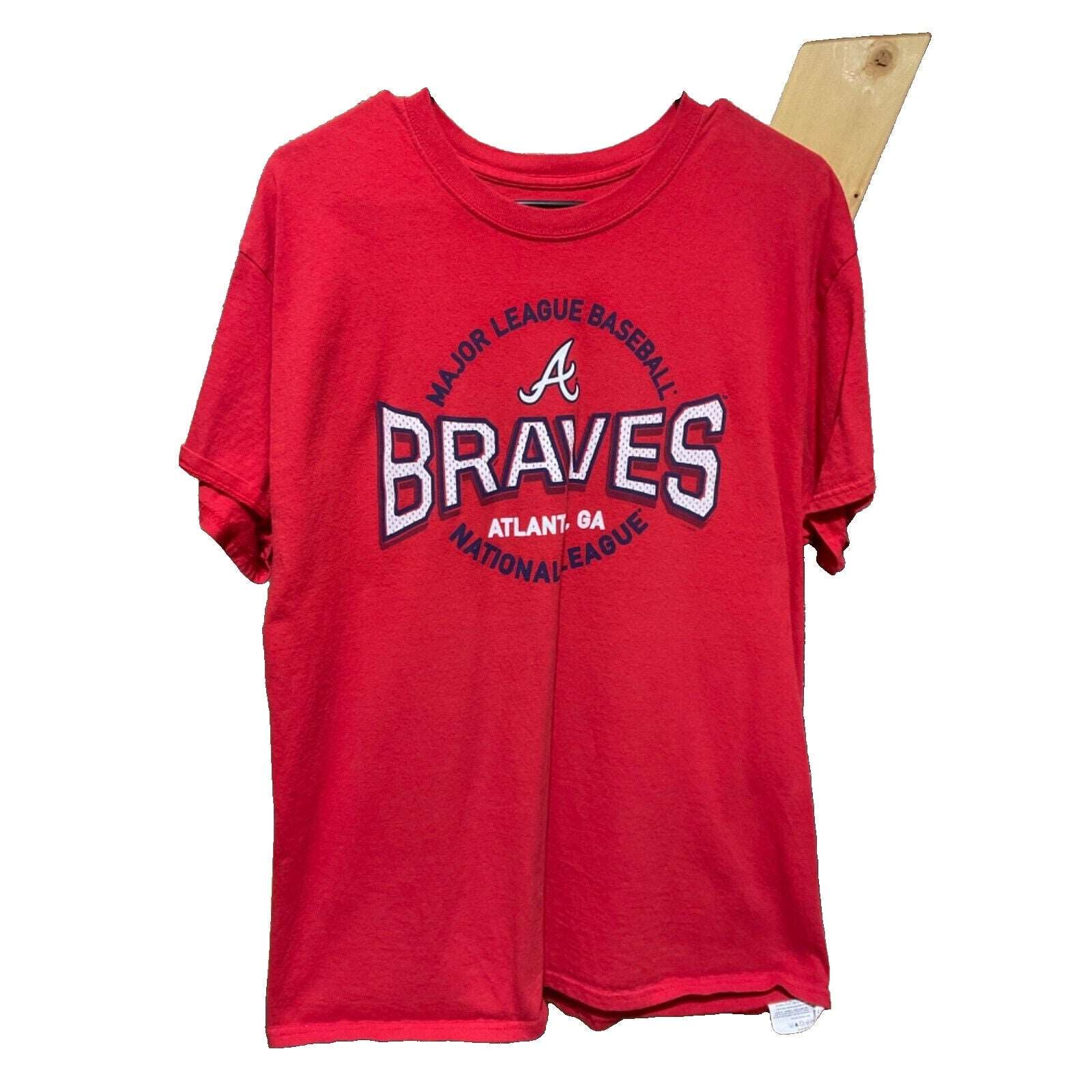 Atlanta Braves T-Shirt Large Red National League MLB