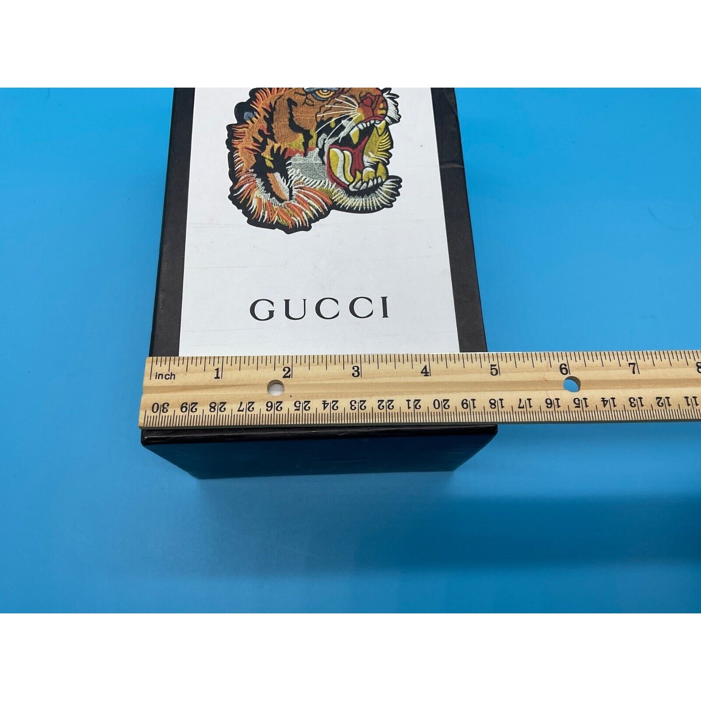 Gucci Multi-Color Tiger Pull Tab Empty Gift Box Approx 7.5"x4.5"x3.5"